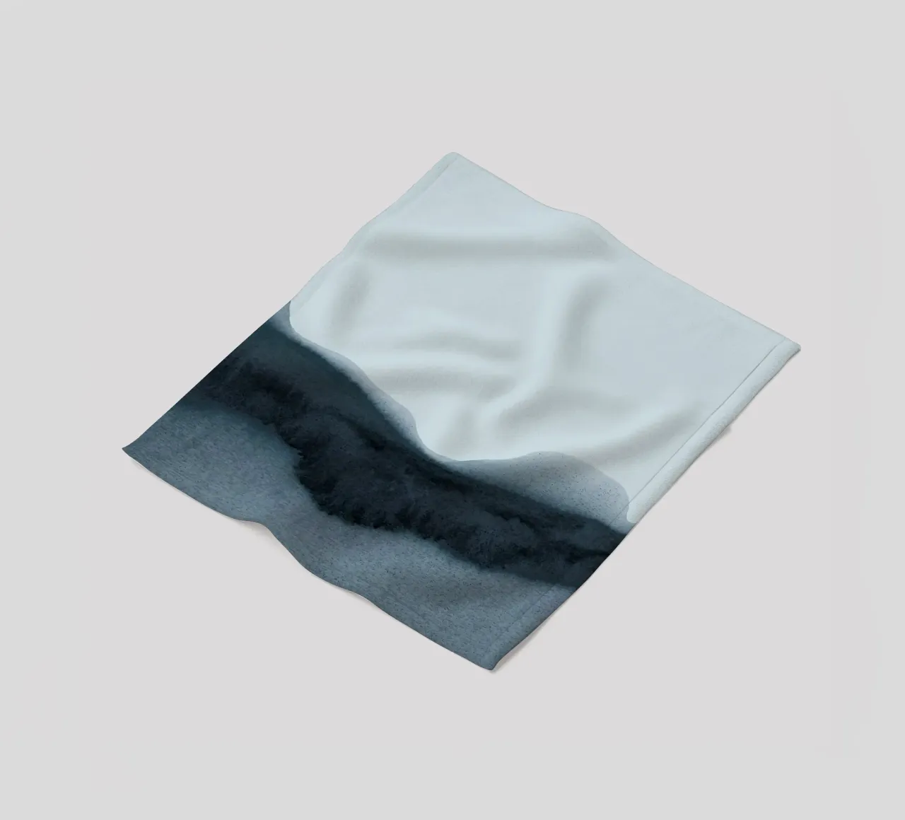 abstract moody landscape coperta in pile da IRIS LEHNHARDT FINE ART