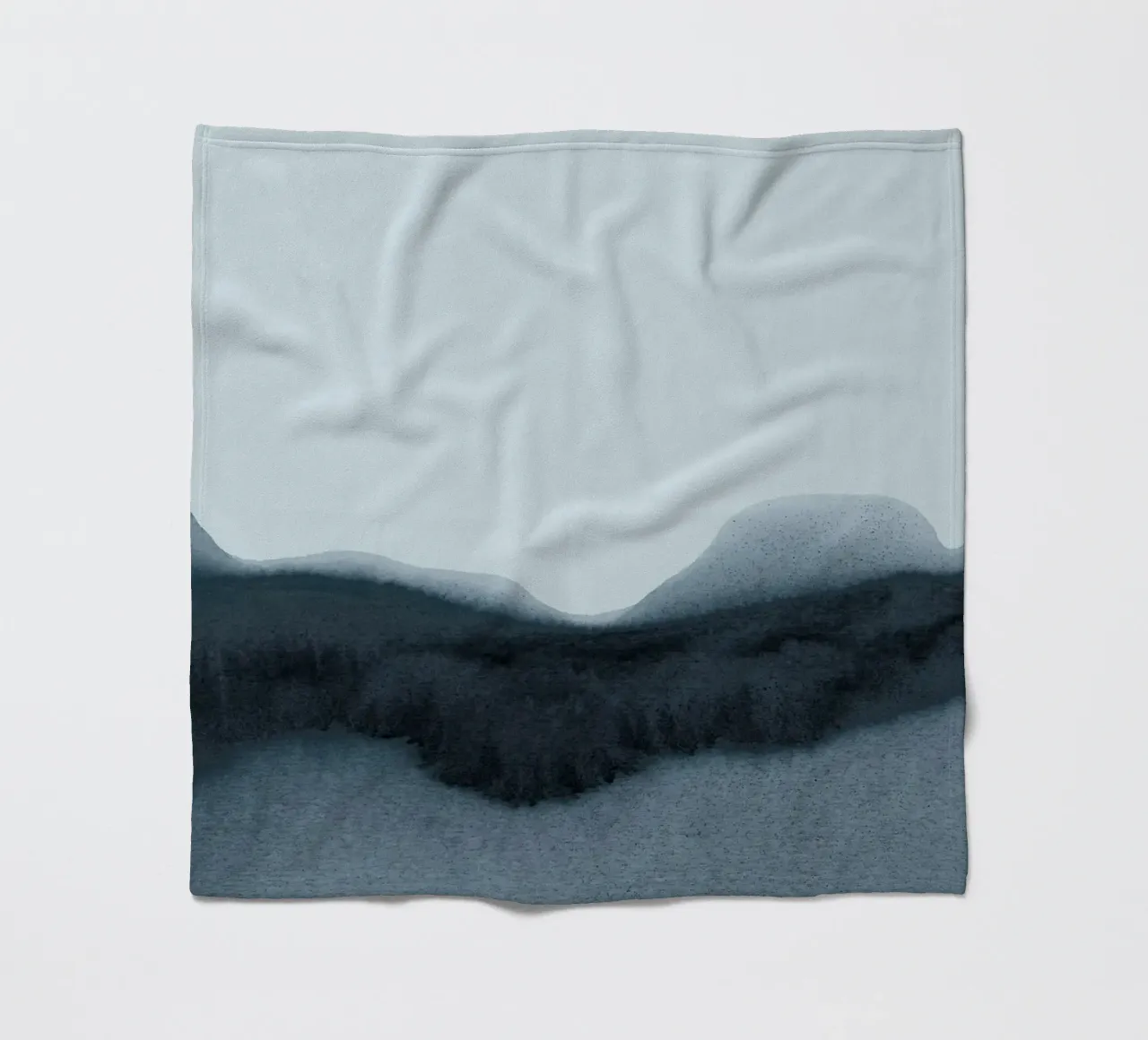 abstract moody landscape coperta in pile da IRIS LEHNHARDT FINE ART