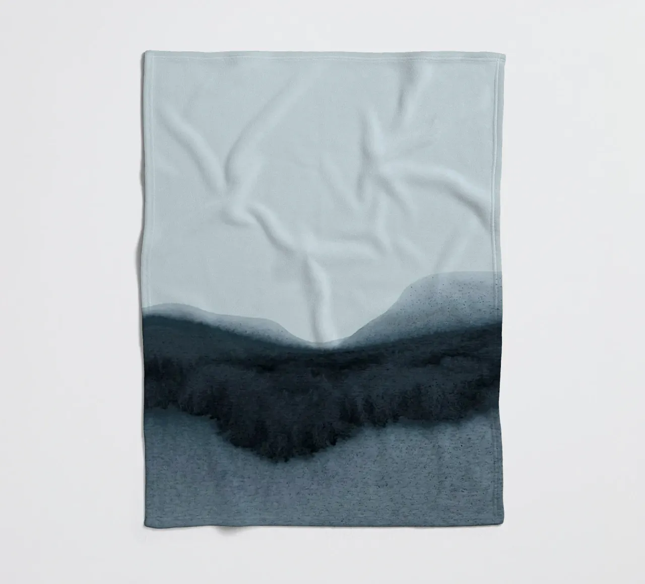 abstract moody landscape coperta in pile da IRIS LEHNHARDT FINE ART