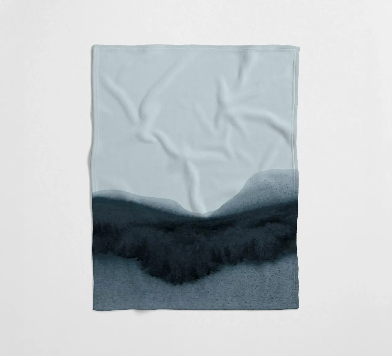 abstract moody landscape coperta in pile da IRIS LEHNHARDT FINE ART