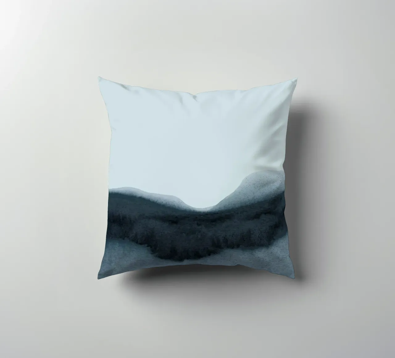 abstract moody landscape cuscino da IRIS LEHNHARDT FINE ART