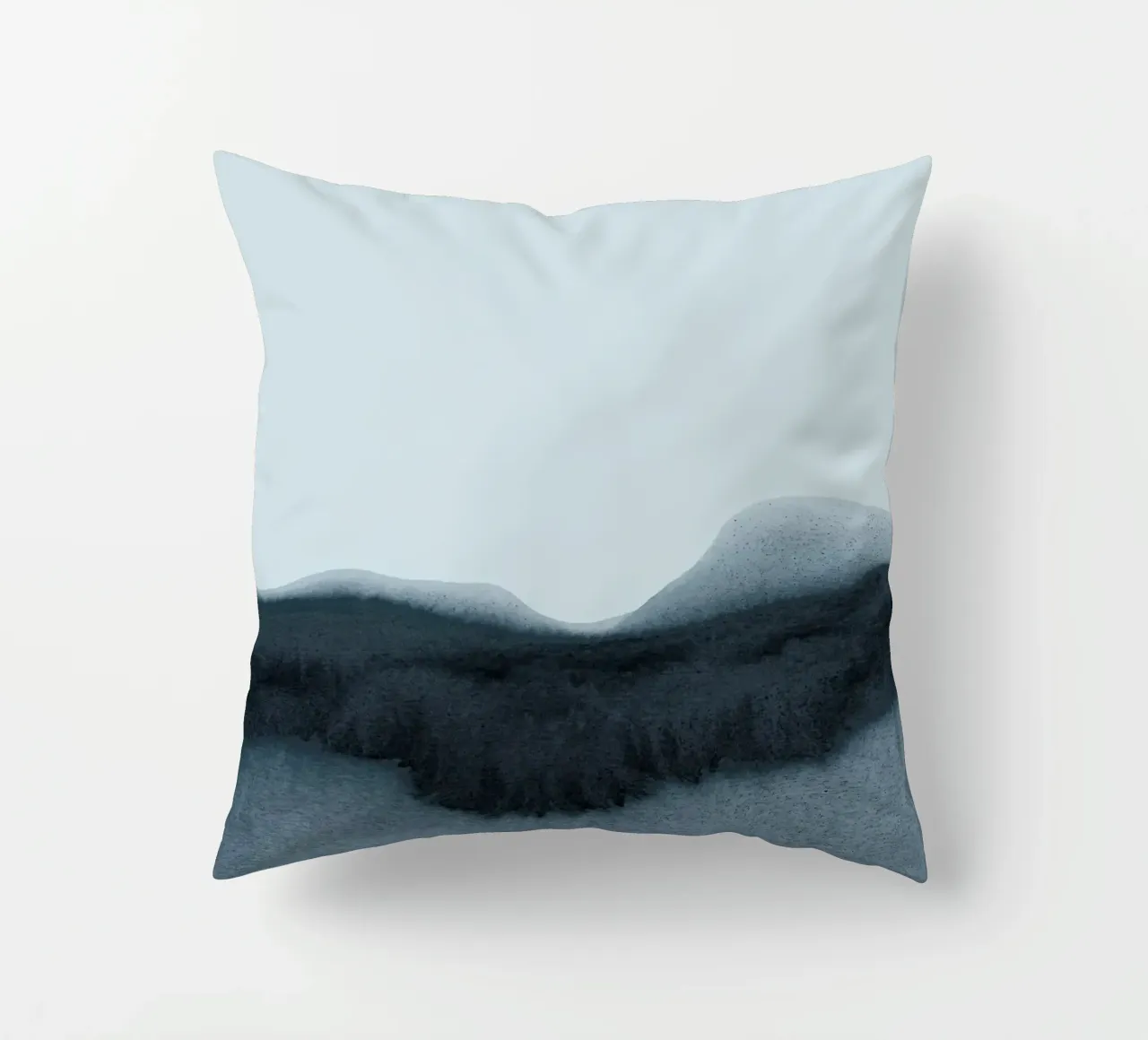 abstract moody landscape cuscino da IRIS LEHNHARDT FINE ART