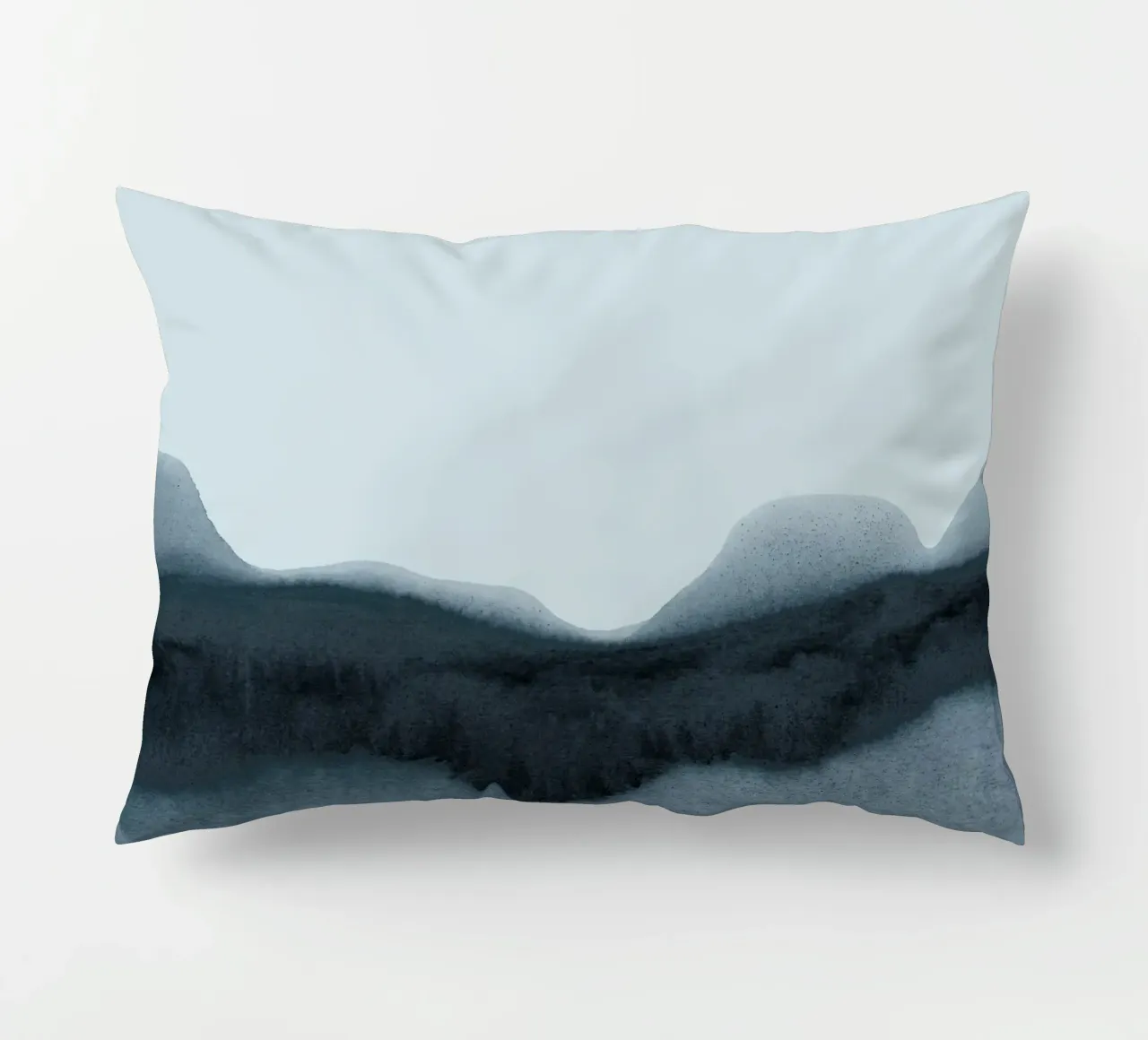 abstract moody landscape cuscino da IRIS LEHNHARDT FINE ART