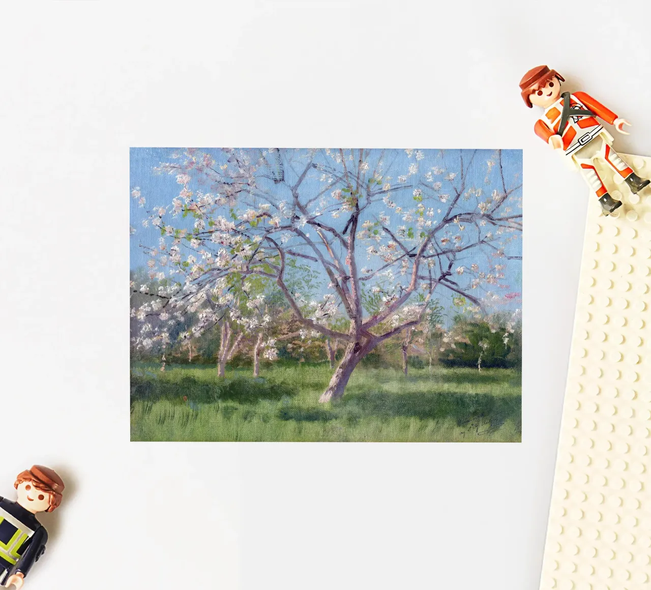 Study of Blooming Trees in an Orchard adesivo da apoloprints
