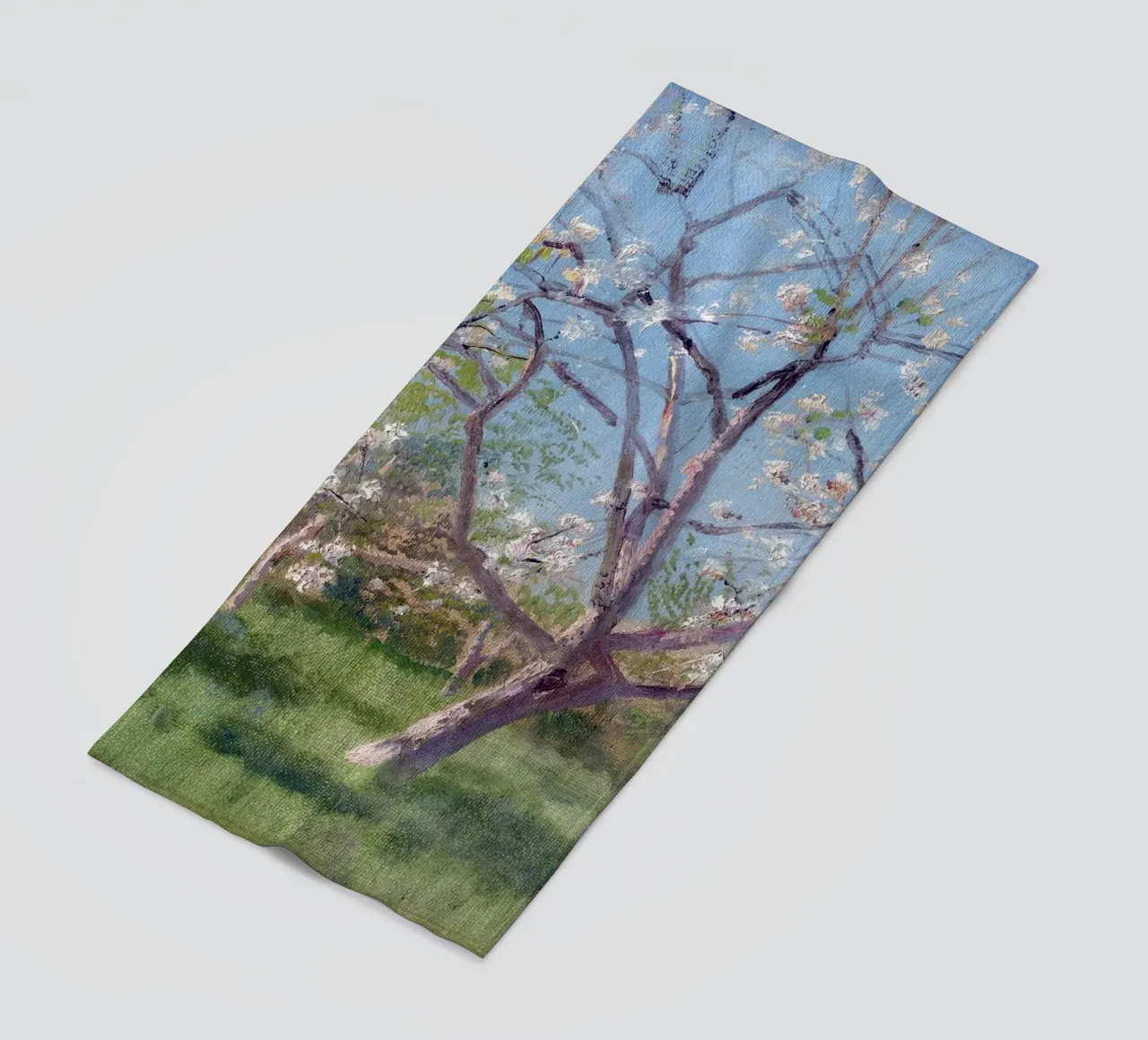 Study of Blooming Trees in an Orchard telo mare da apoloprints