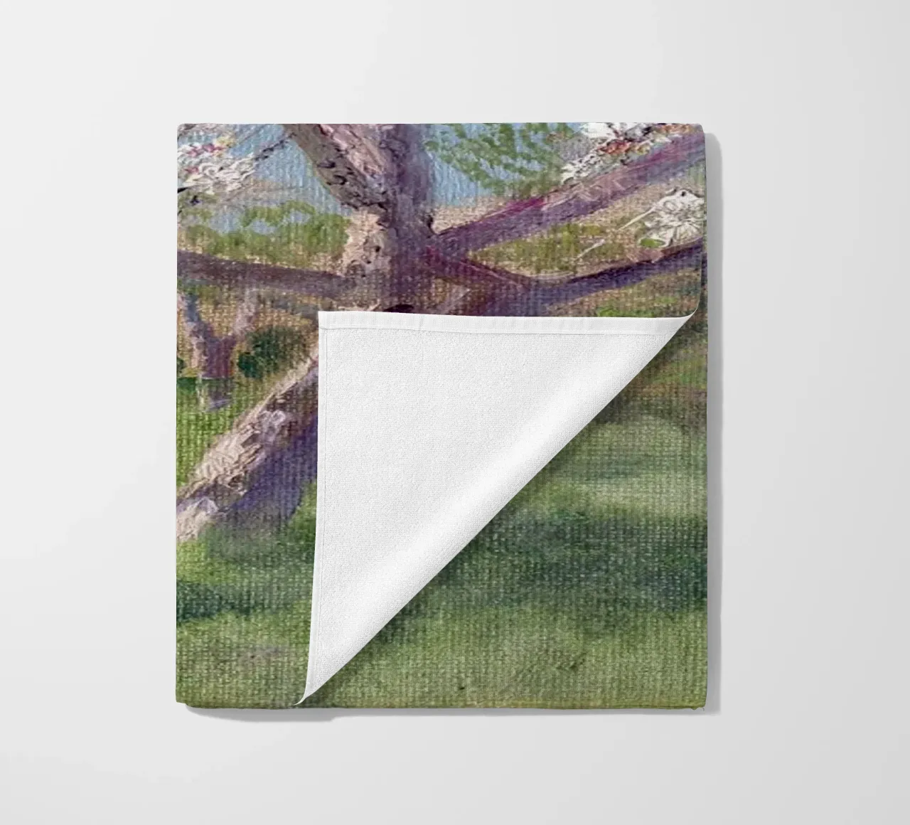 Study of Blooming Trees in an Orchard telo mare da apoloprints