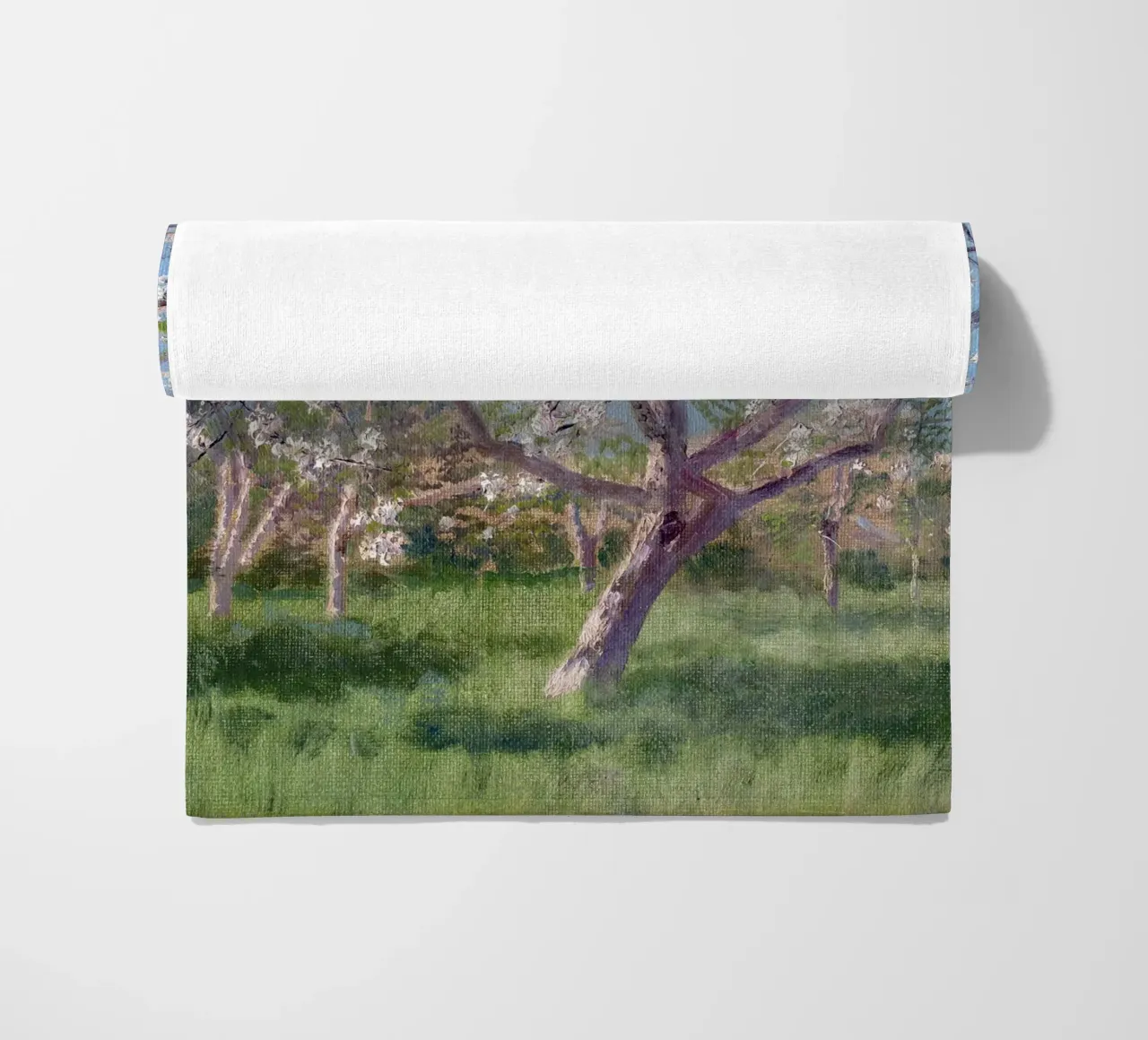 Study of Blooming Trees in an Orchard telo mare da apoloprints