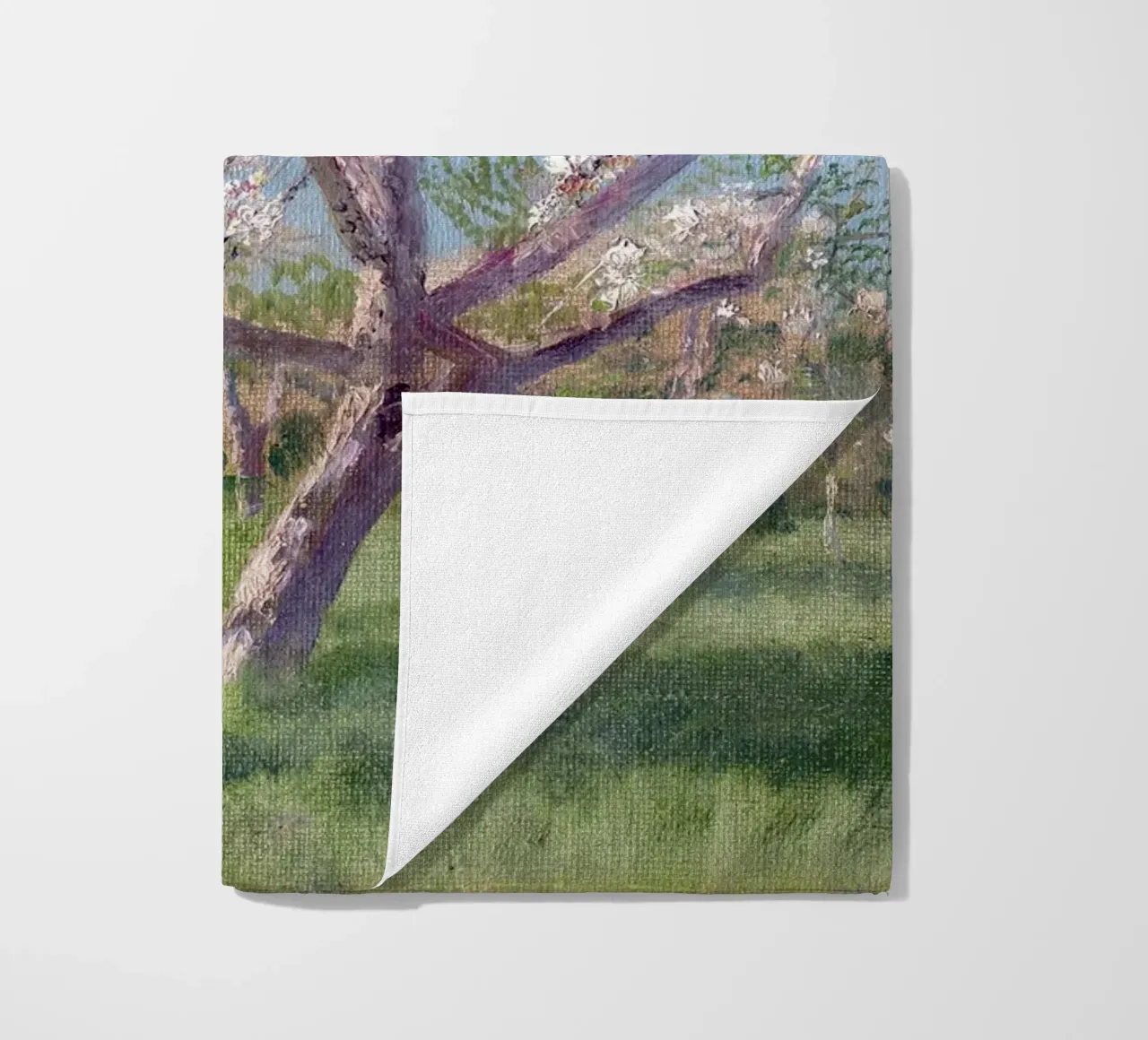 Study of Blooming Trees in an Orchard telo mare da apoloprints