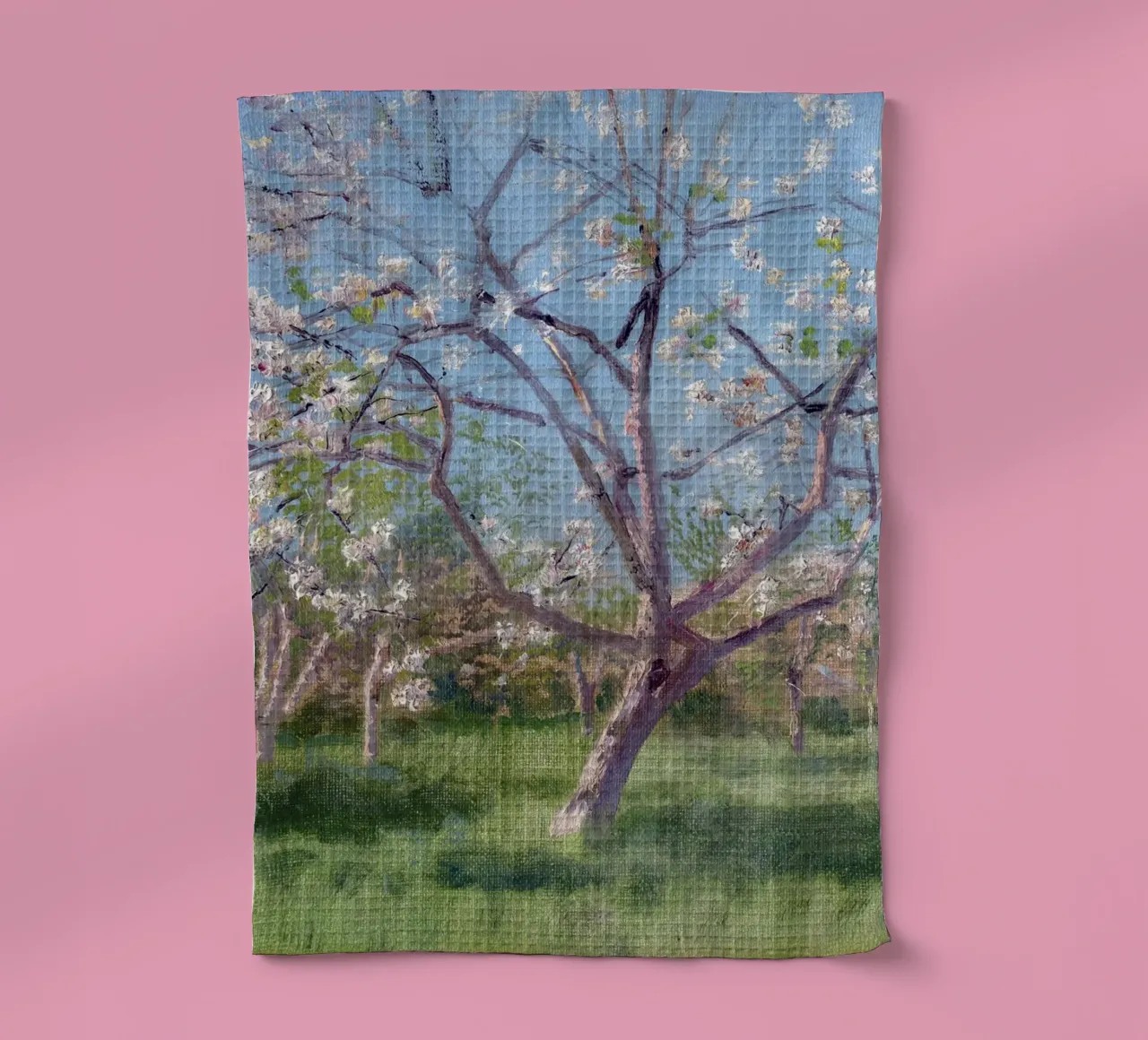 Study of Blooming Trees in an Orchard canovaccio da cucina da apoloprints