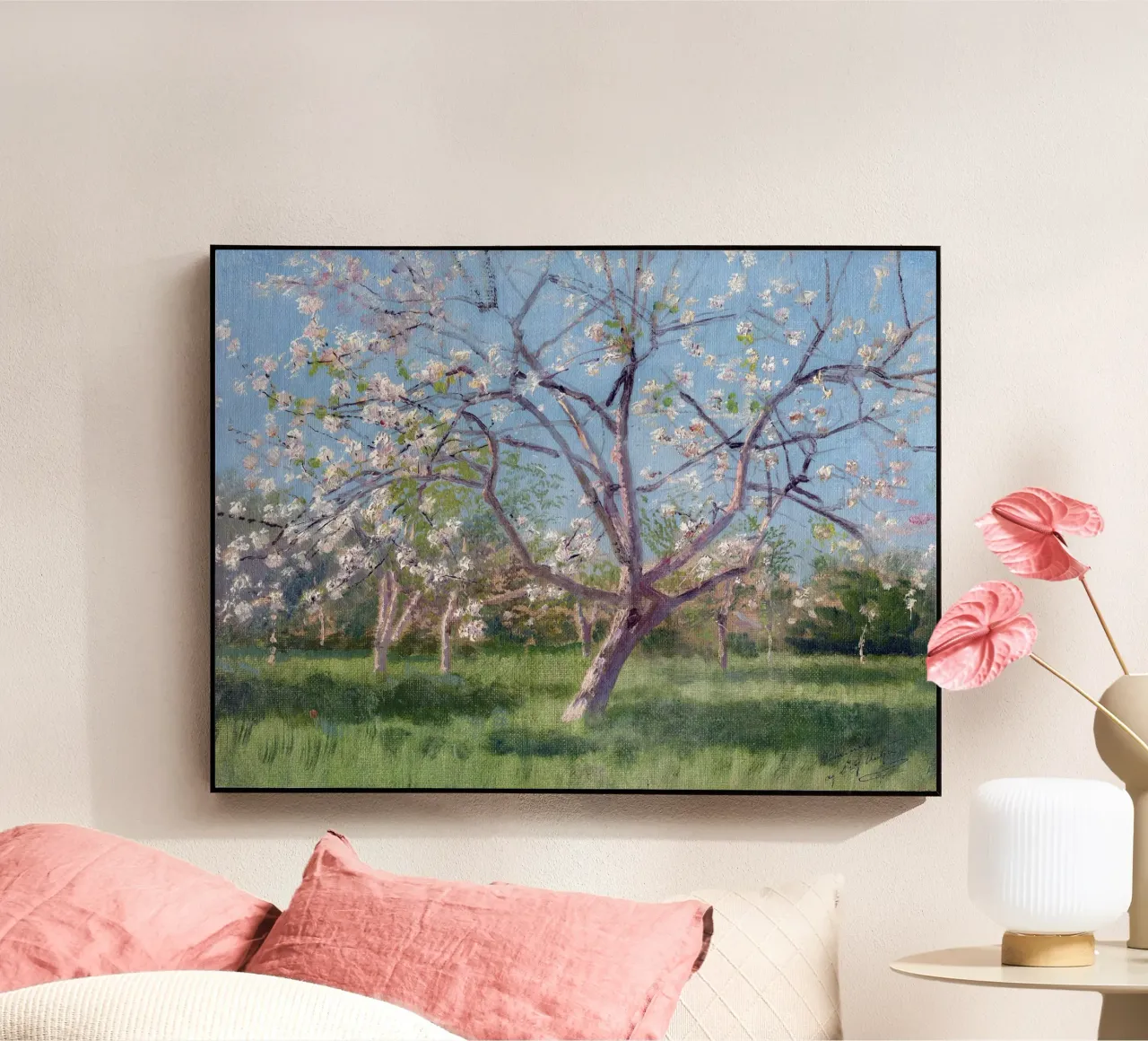 Study of Blooming Trees in an Orchard plexiglass da apoloprints