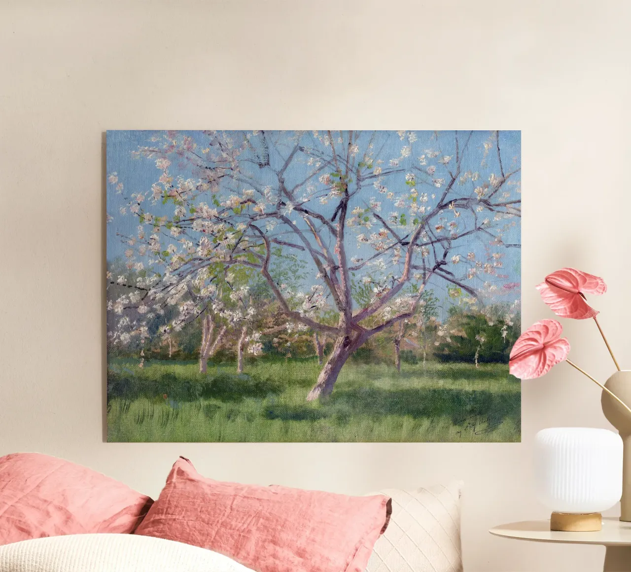 Study of Blooming Trees in an Orchard plexiglass da apoloprints