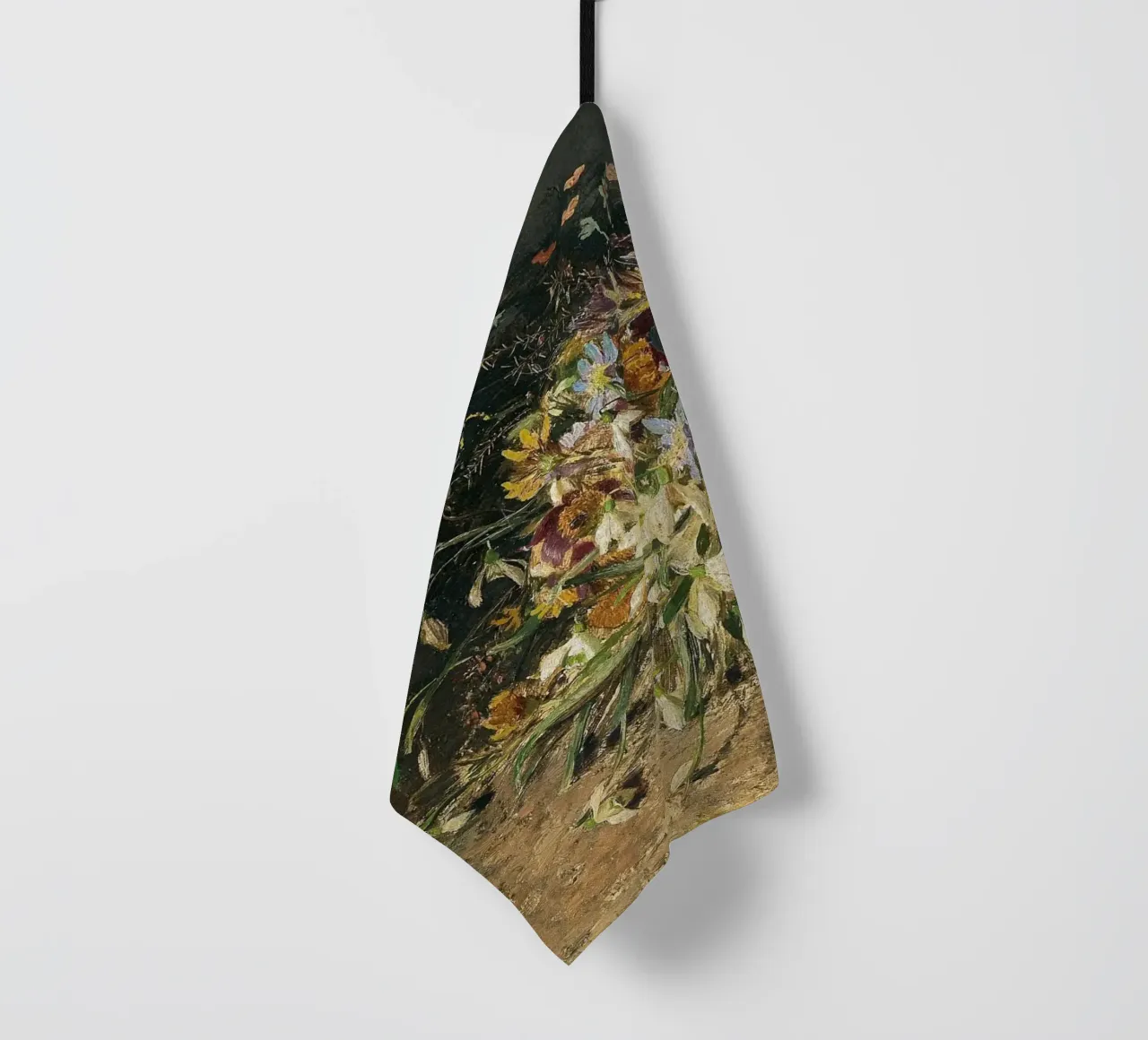 Bouquet of spring flowers with snowdrops canovaccio da cucina da apoloprints