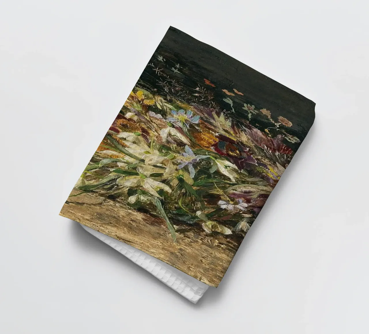 Bouquet of spring flowers with snowdrops canovaccio da cucina da apoloprints