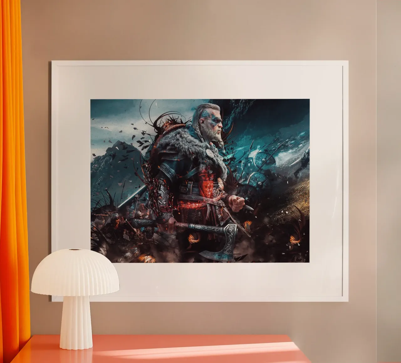 Assasins Creed Valhalla poster da Musadad Shop
