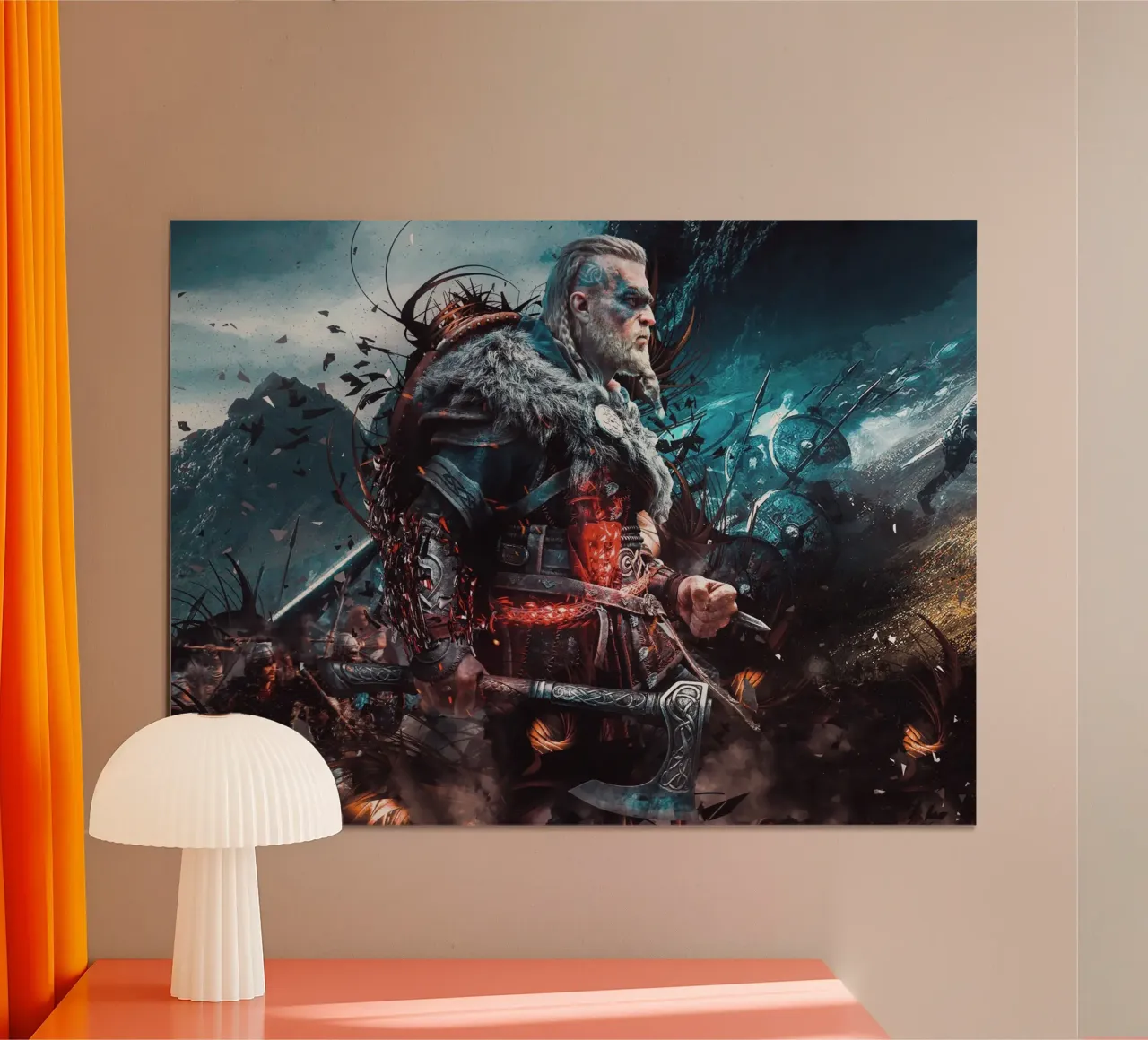 Assasins Creed Valhalla poster da Musadad Shop
