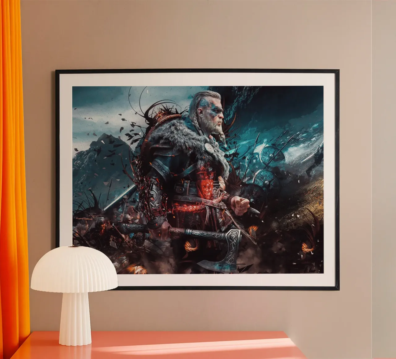 Assasins Creed Valhalla poster da Musadad Shop