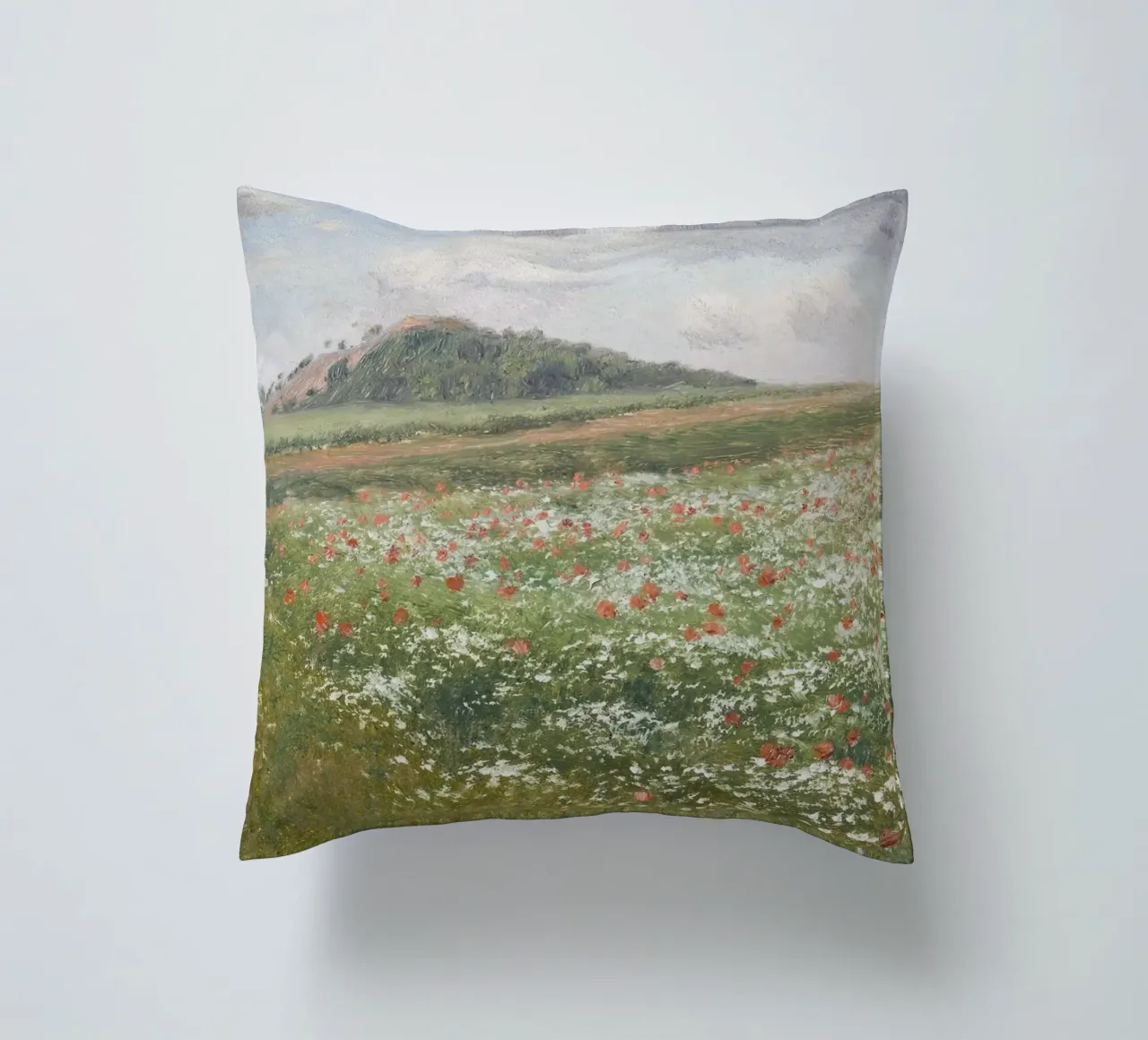 Fields with Wild Poppies cuscino da apoloprints