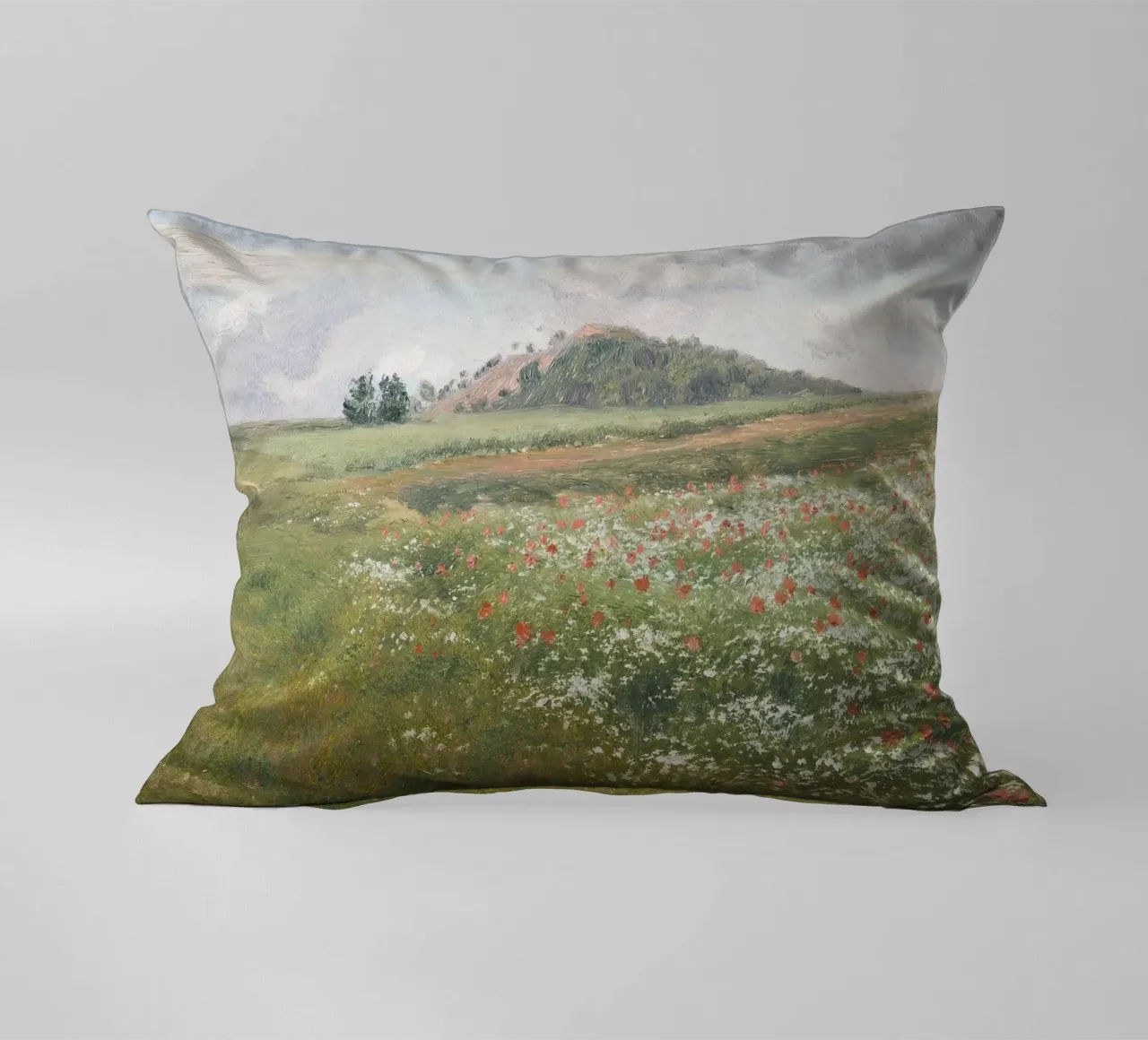 Fields with Wild Poppies cuscino da apoloprints