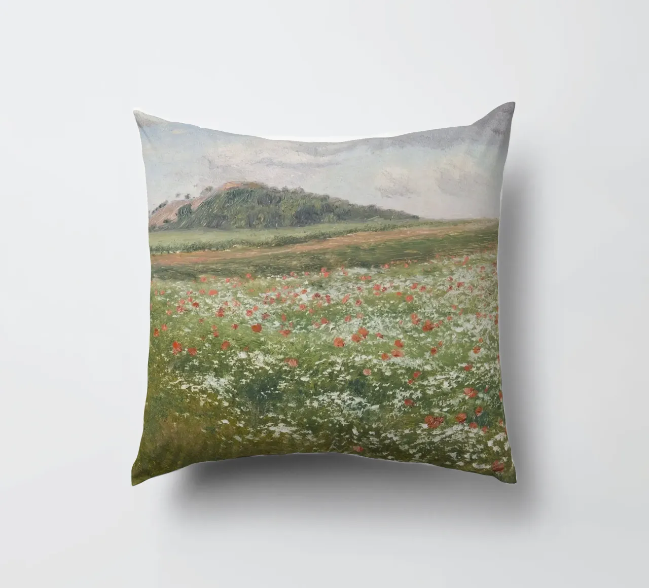 Fields with Wild Poppies cuscino da apoloprints