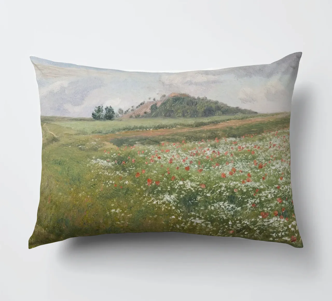 Fields with Wild Poppies cuscino da apoloprints