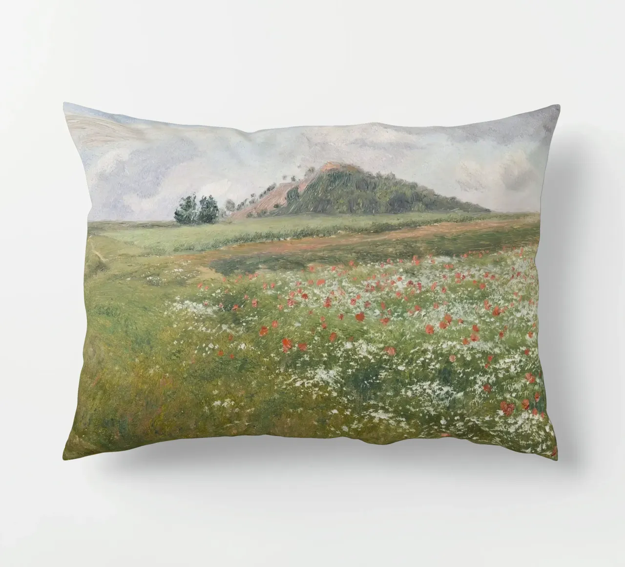 Fields with Wild Poppies cuscino da apoloprints