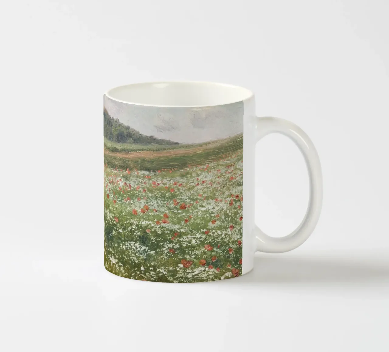 Fields with Wild Poppies tazza in ceramica da apoloprints