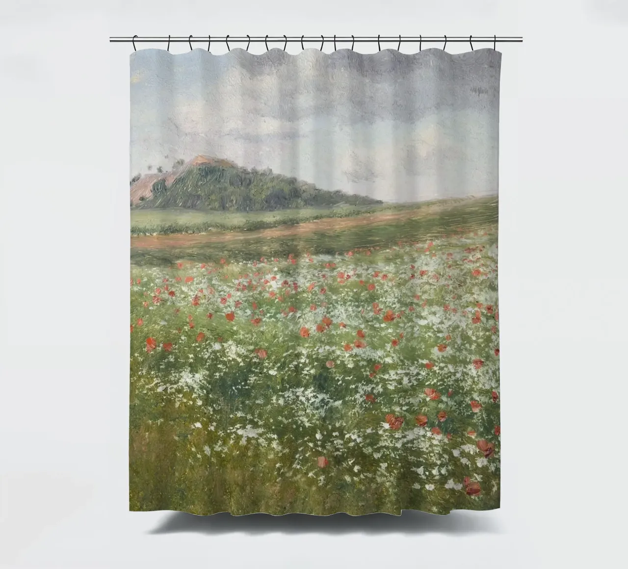 Fields with Wild Poppies tenda da doccia da apoloprints