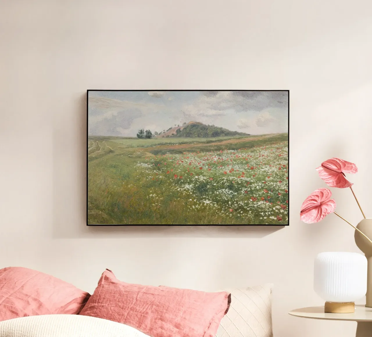 Fields with Wild Poppies plexiglass da apoloprints