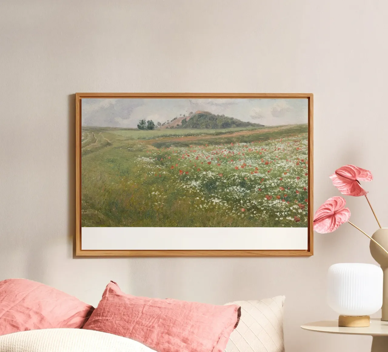 Fields with Wild Poppies alluminio dibond da apoloprints