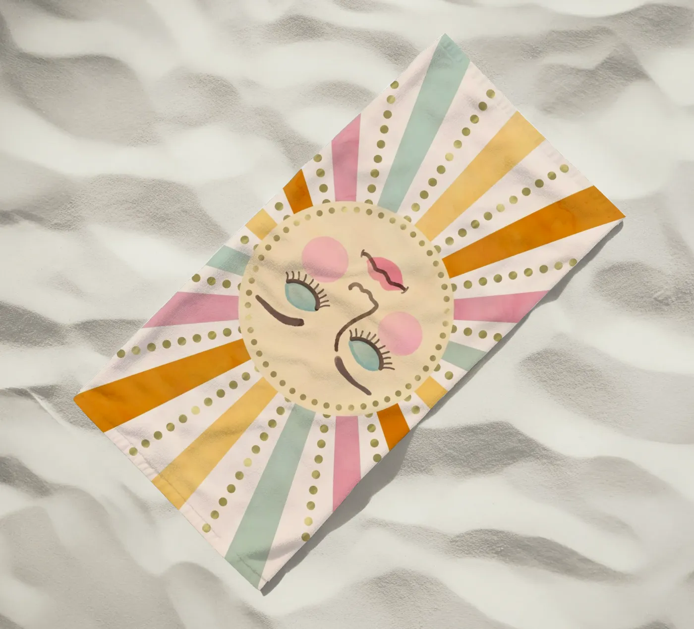 Sole d'epoca telo mare da cafelab