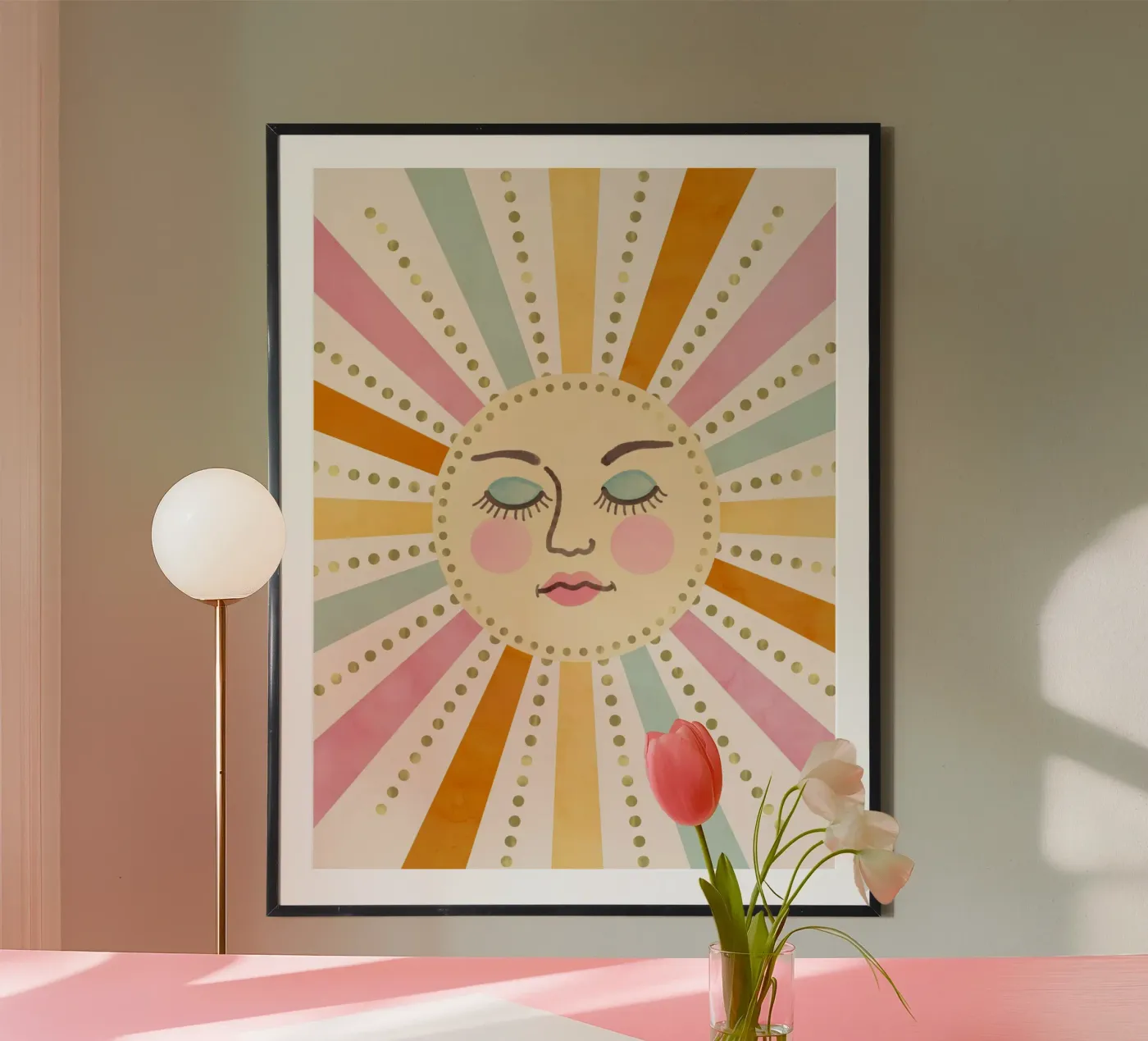 Vintage Sun poster da cafelab