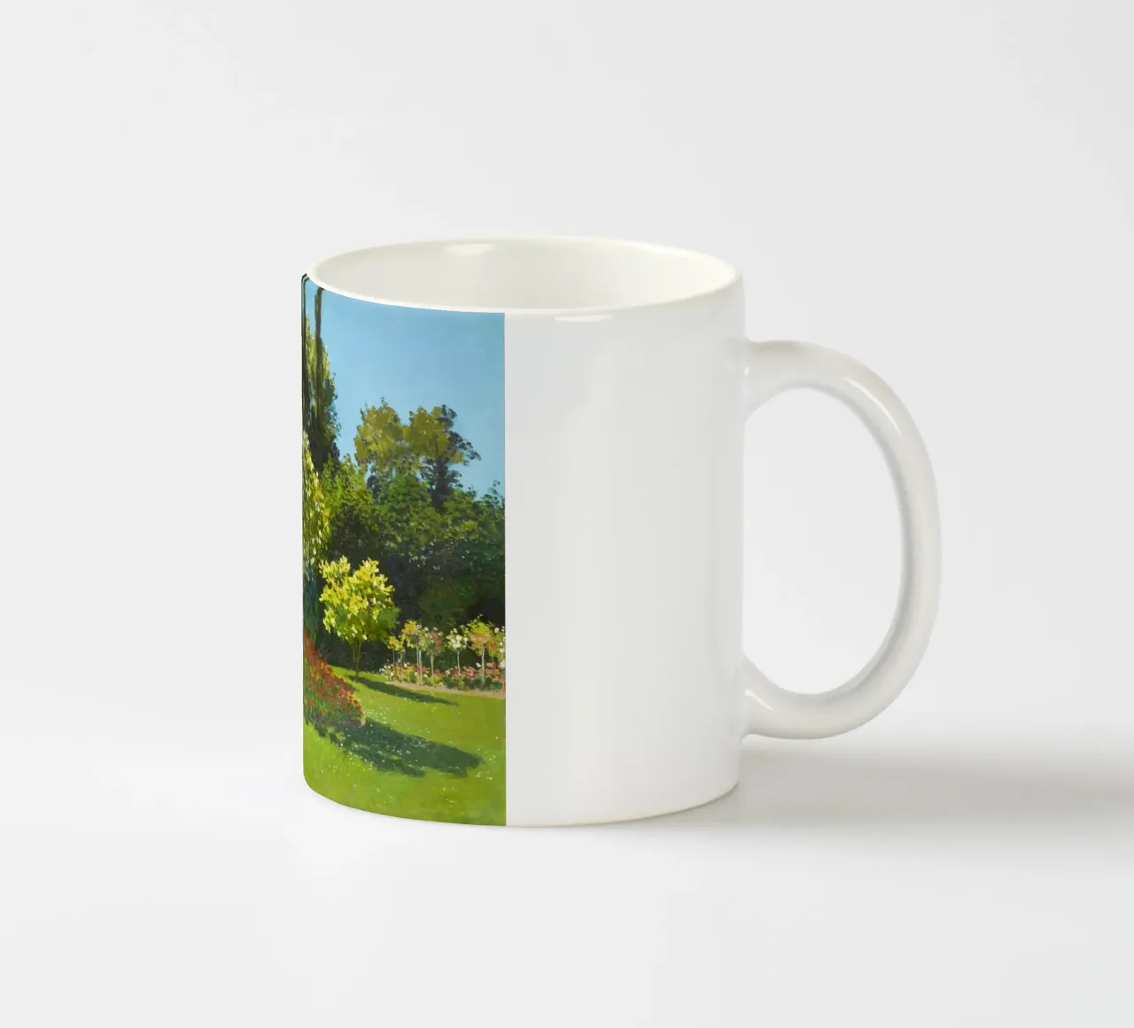 Claude Monet - Signora in giardino tazza in ceramica da Jolie Prints