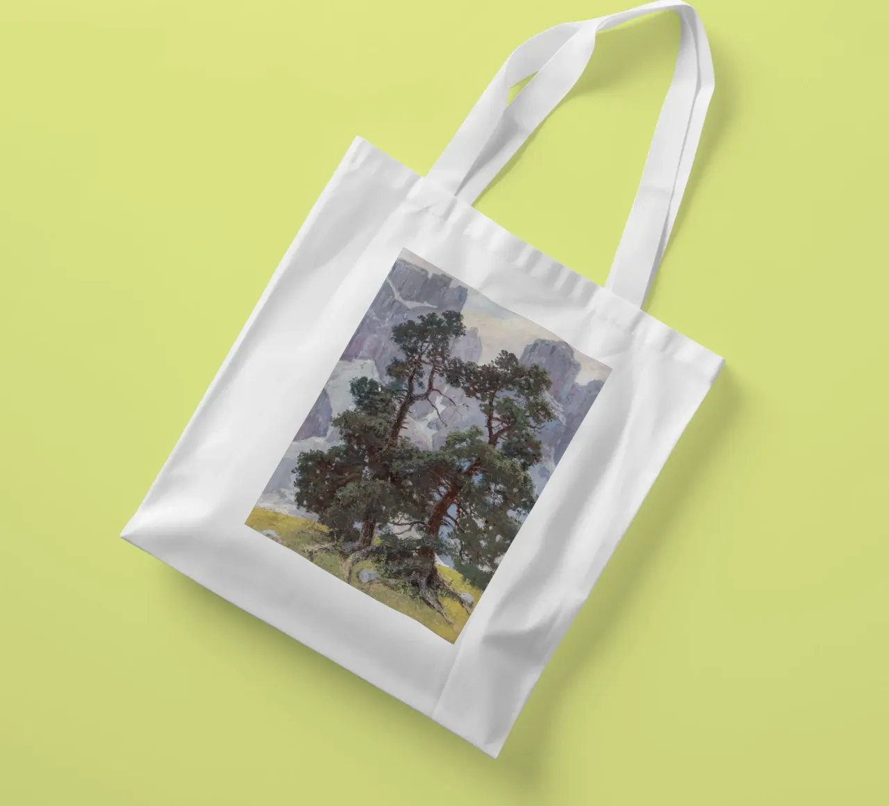 Tree Group Landscape borsa in juta da apoloprints