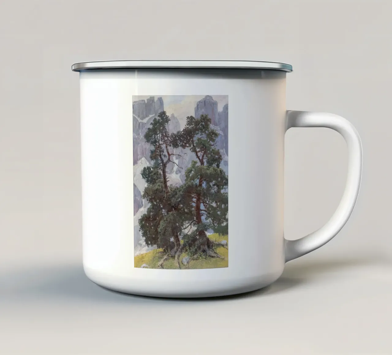 Tree Group Landscape tazza in smalto da apoloprints
