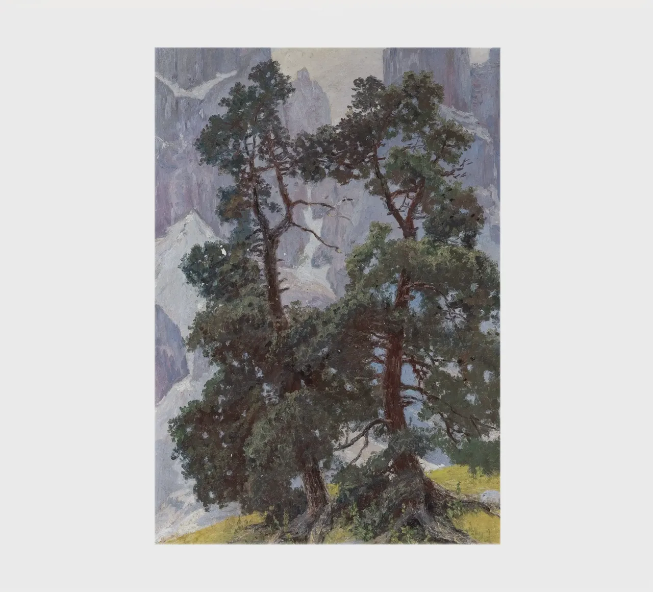 Tree Group Landscape notebook by apoloprints