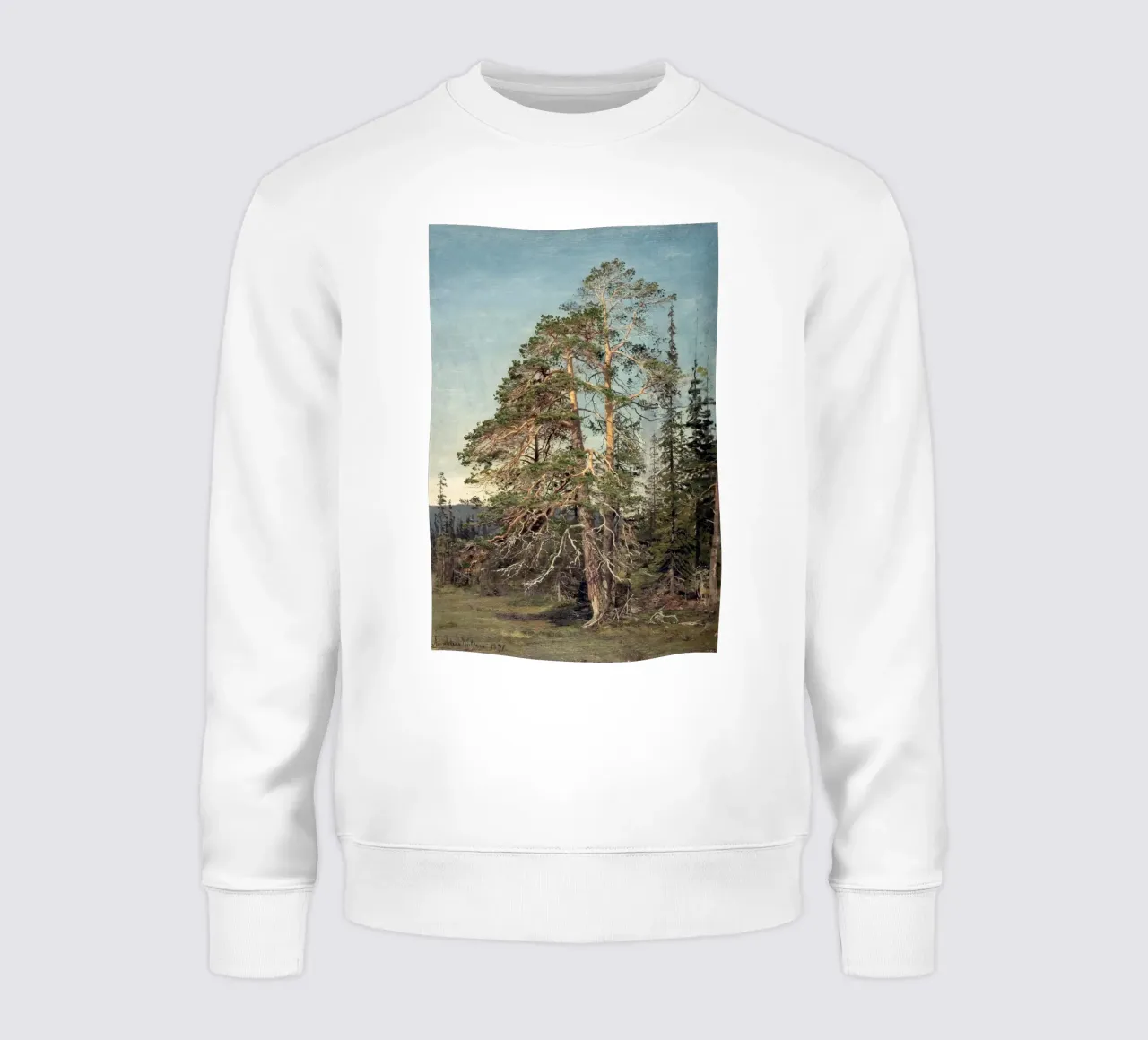 Pine Trees Landscape felpa da apoloprints