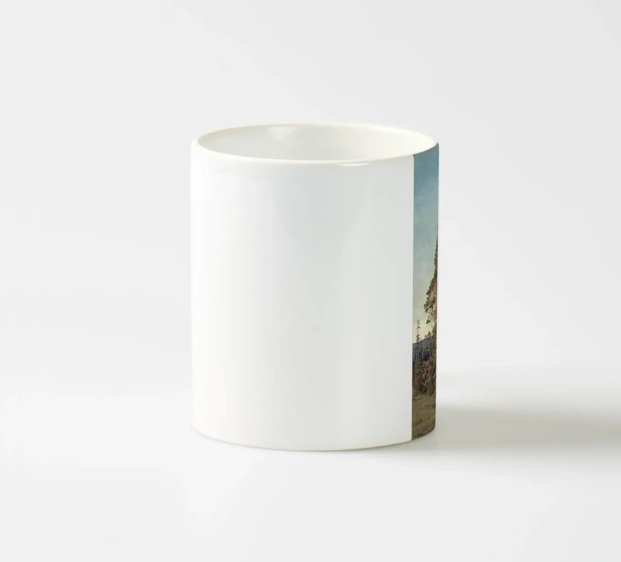 Pine Trees Landscape tazza in ceramica da apoloprints