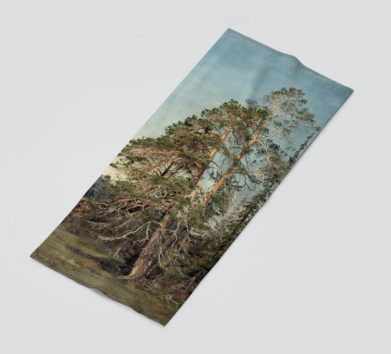 Pine Trees Landscape telo mare da apoloprints