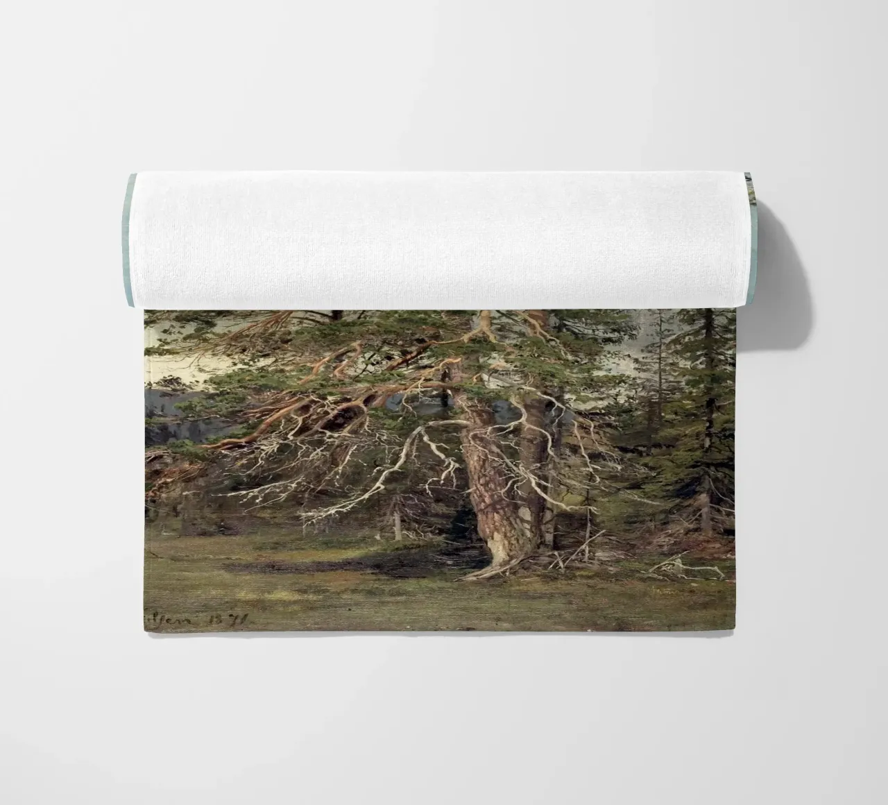 Pine Trees Landscape telo mare da apoloprints