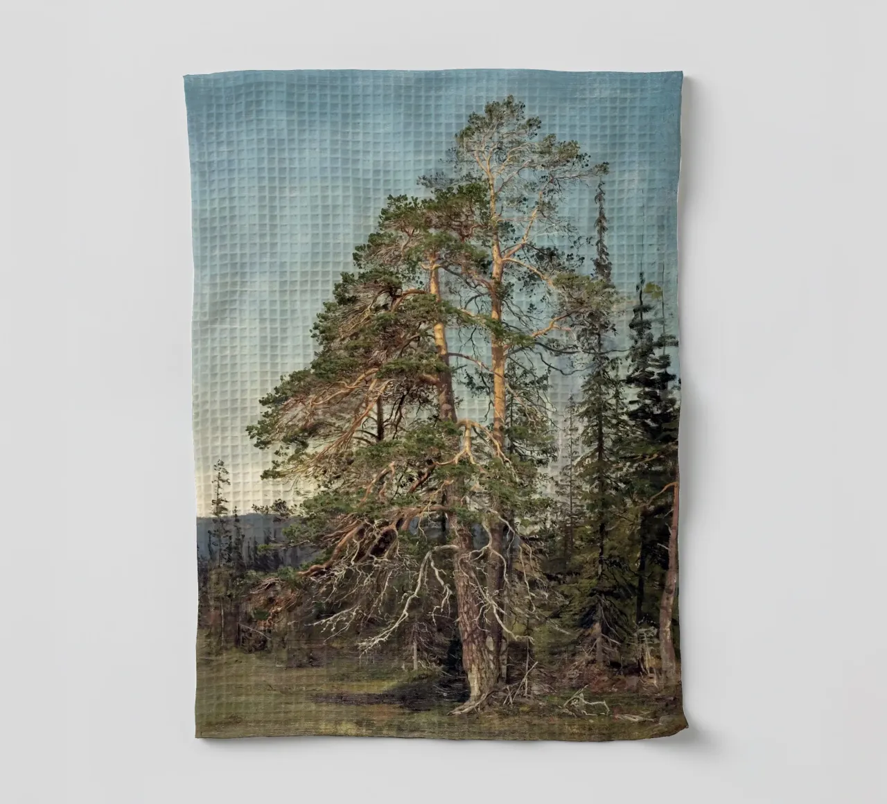 Pine Trees Landscape canovaccio da cucina da apoloprints