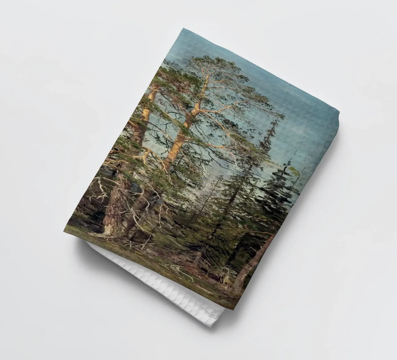 Pine Trees Landscape canovaccio da cucina da apoloprints