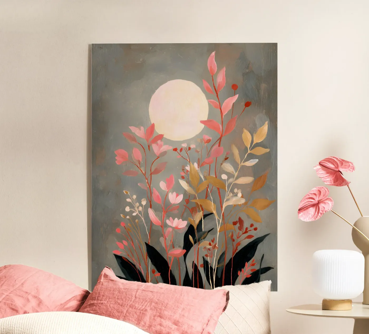 Moon and Flowers plexiglass da Gypsy Galleria