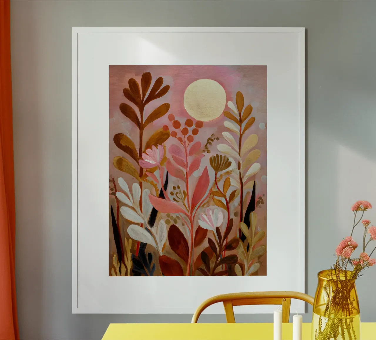 Flowers and Moon Magic poster da Gypsy Galleria