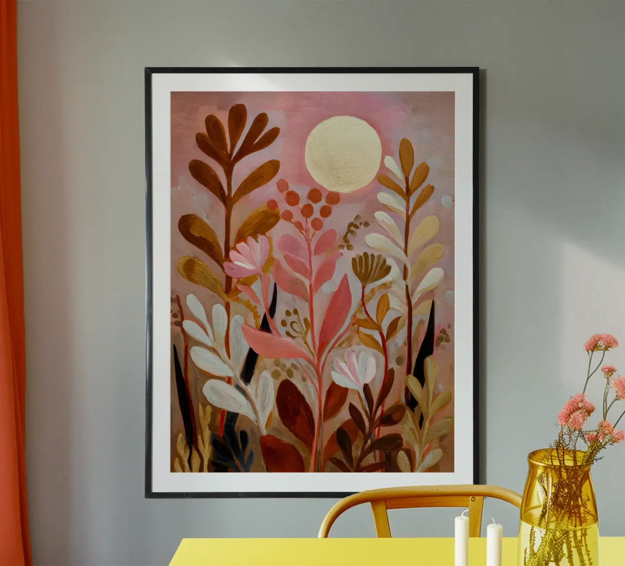 Flowers and Moon Magic poster da Gypsy Galleria