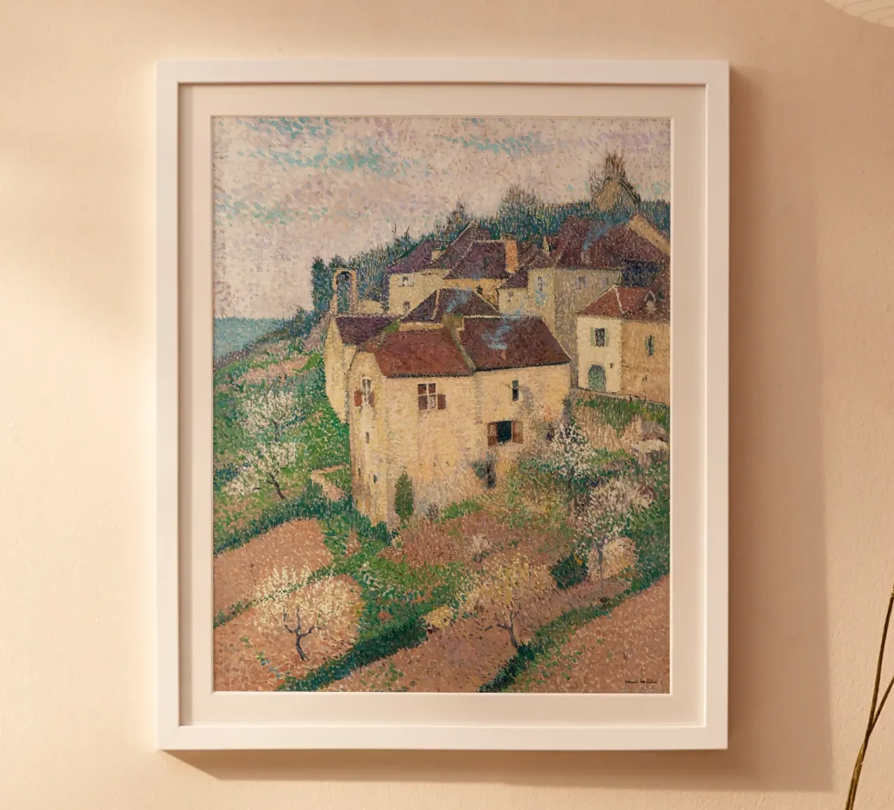 Coastal Maisons À Saint-Cirq-Lapopie poster da apoloprints