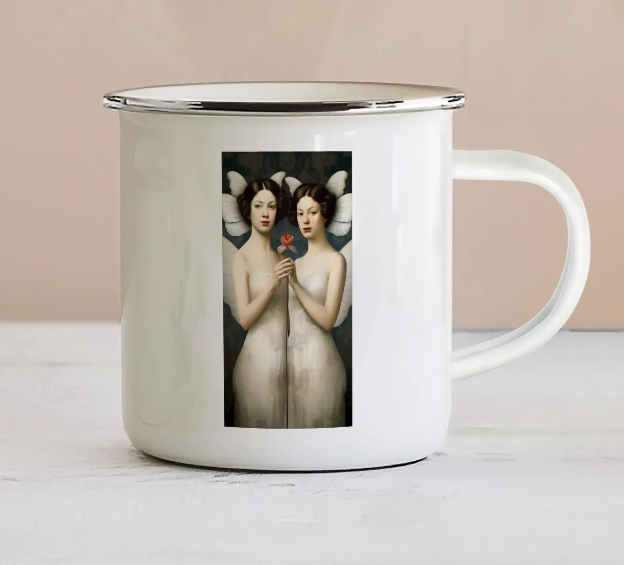 Entanglement tazza in smalto da christephania