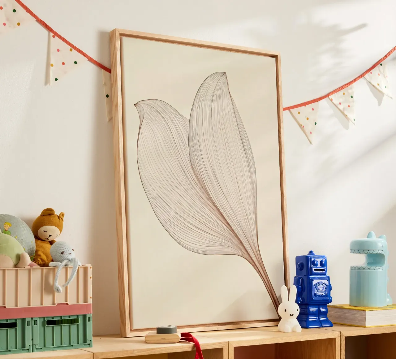 Botanico tela con Cornice a cassetta da Imagine
