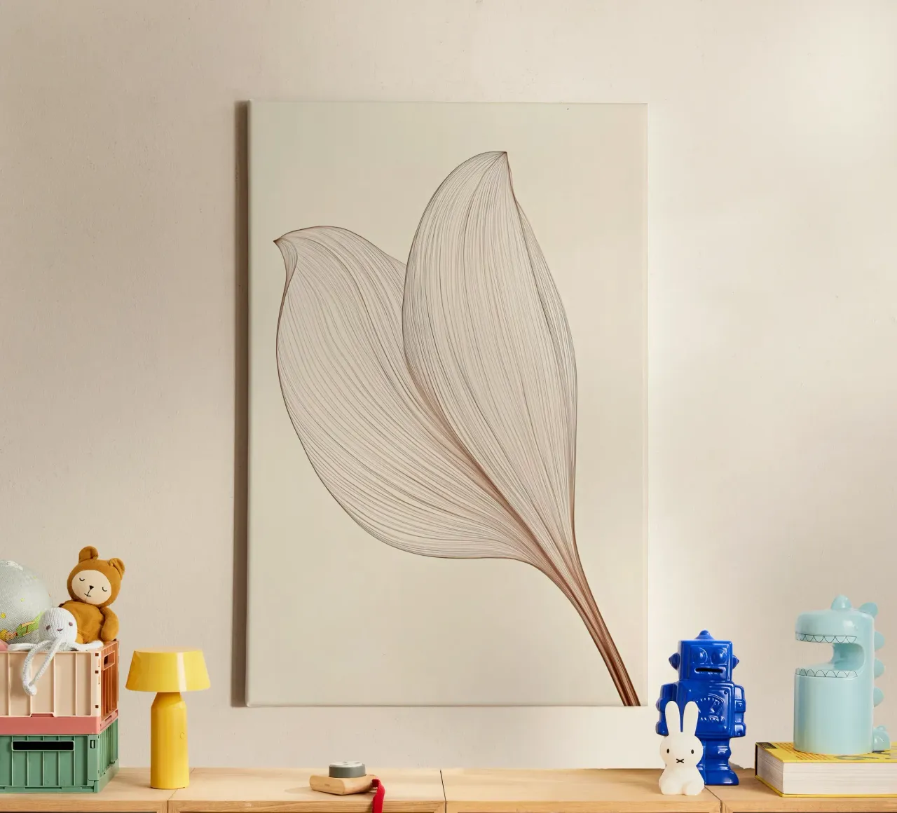 Botanico tela con Cornice a cassetta da Imagine