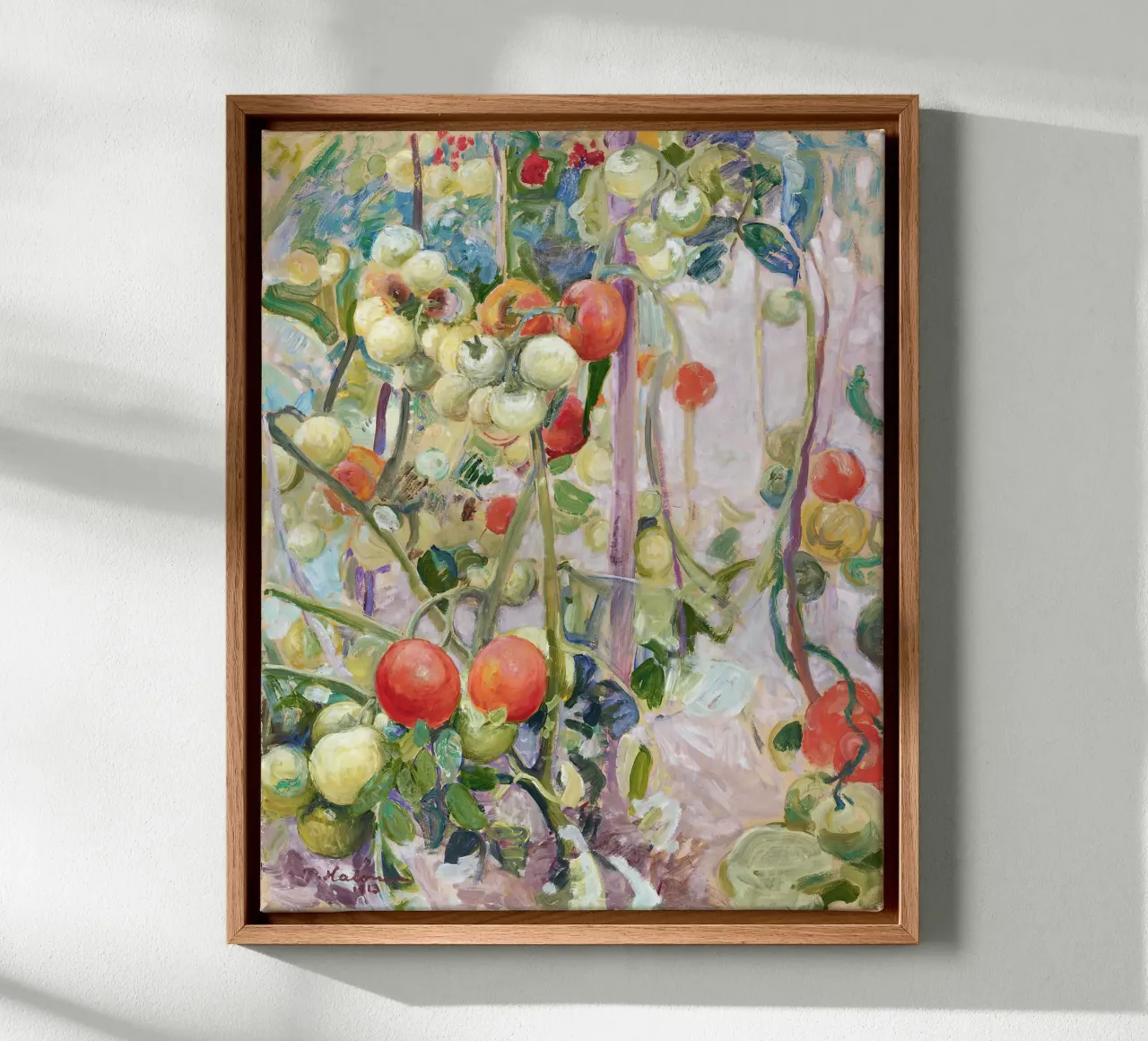 Tomatoes tela con Cornice a cassetta da apoloprints