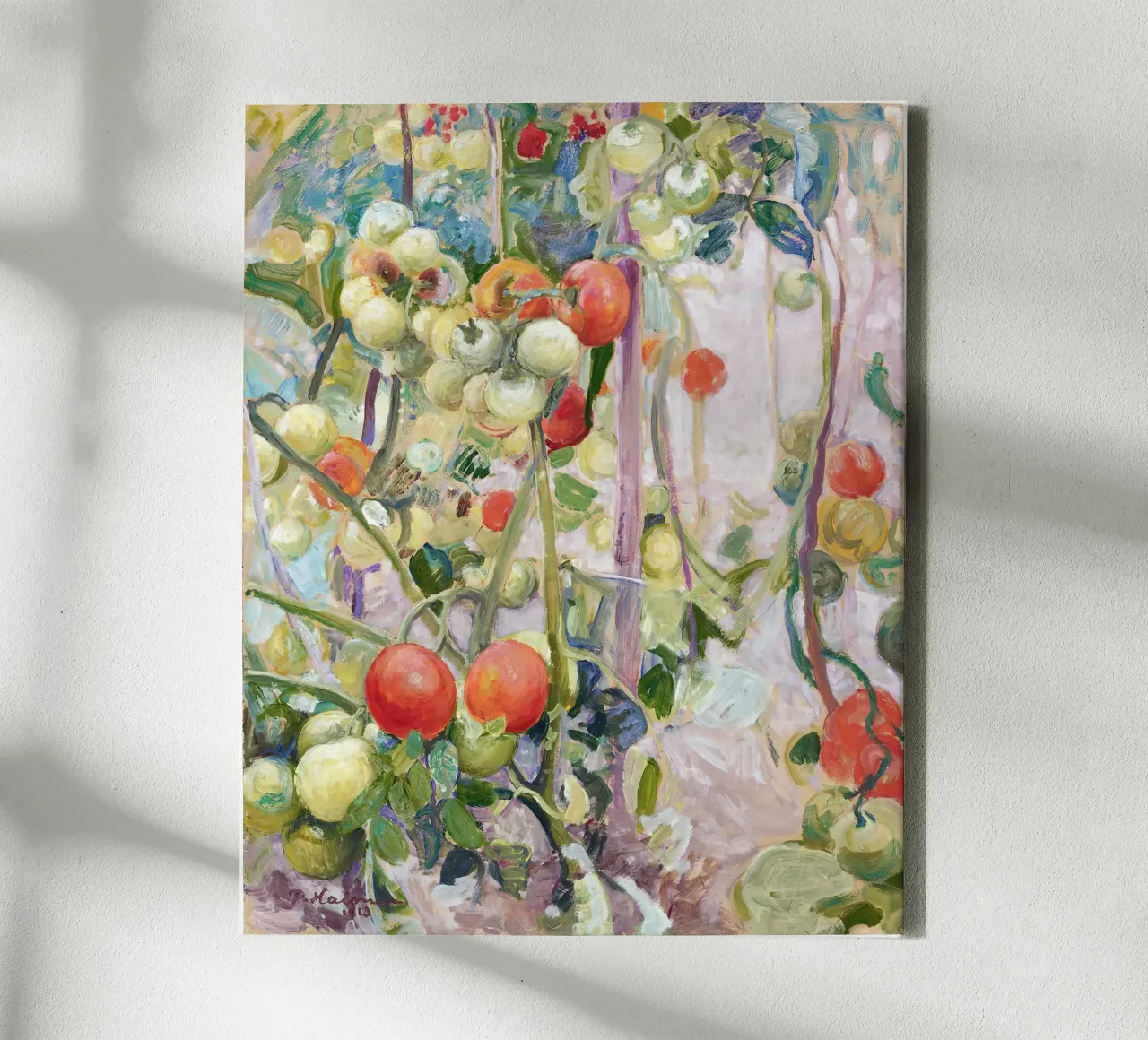 Tomatoes tela con Cornice a cassetta da apoloprints